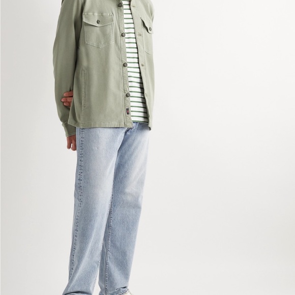 Faherty shirt jacket in sage green in great condition! Size small - Picture 2 of 6